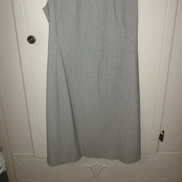 Theory Sleeveless Fitted Dress Size 2 Fully Lined Black/White Mini Houndstooth - Picture 3 of 12